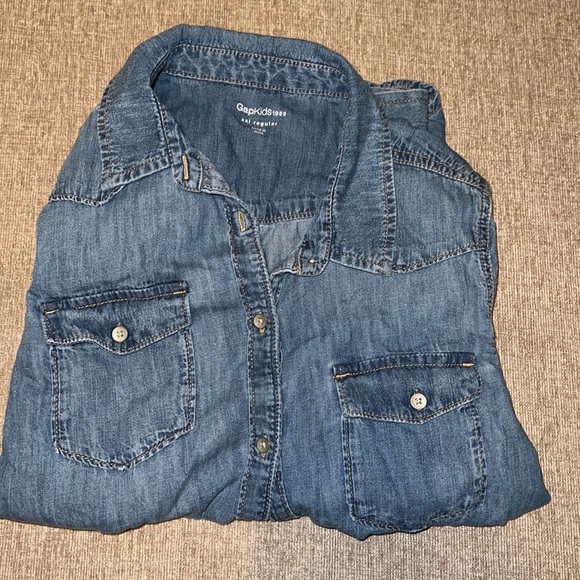 GapKids Denim Shirt size XXL - Picture 3 of 3